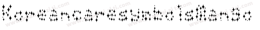 KoreancaresymbolsMango Reg字体转换